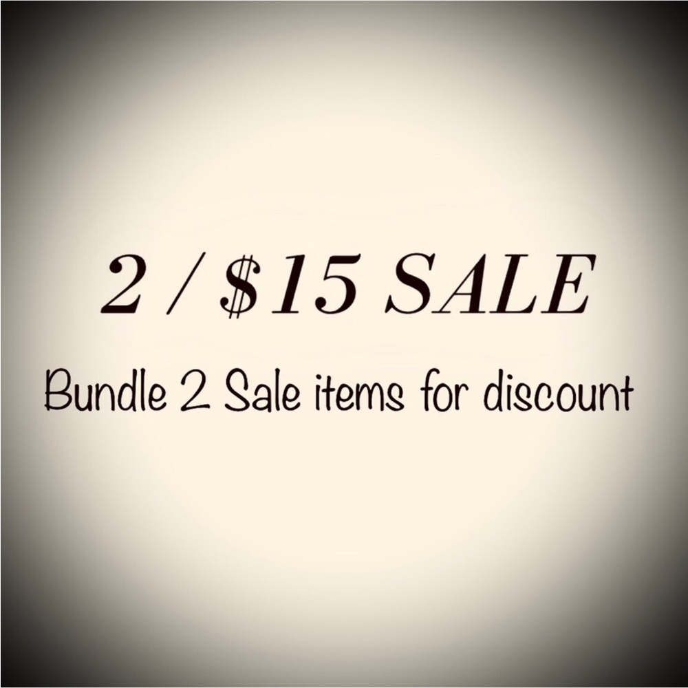 🔴 2 for $15 SALE